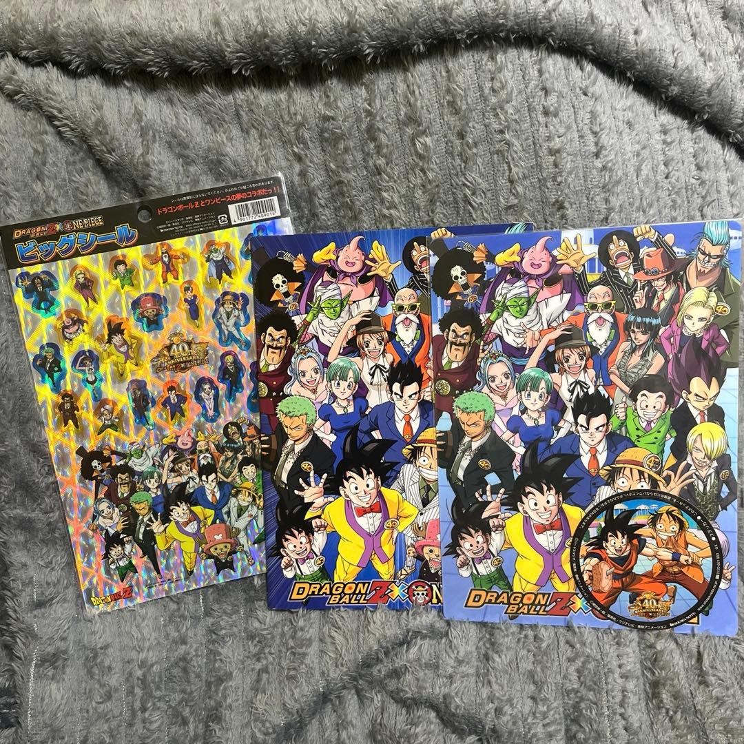 Dragon Ball Z x One Piece 40th Anniversary Desk Pad Notebook
