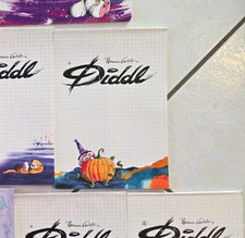 Diddl Block A5 kariert Motiv Maus mit K&uuml;rbis Halloween (Thomas Goletz), 18 Blatt