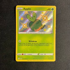 Pokemon TCG- Applin Shiny Holo Rare Shining Fates: Shiny Vault SV012/SV122 NM on eBay