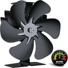 Heat Powered Stove Fan for Log Burner Wood Burner Fireplace | Silent Eco Fan
