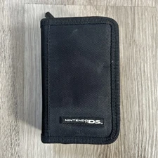 Nintendo DS Switch N Carry Game Case Black Cartridge Carrying Zipper Pouch