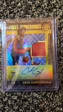2021-22 Panini Illusions First Impressions Cade Cunningham FIJ-CCH RC Auto /10