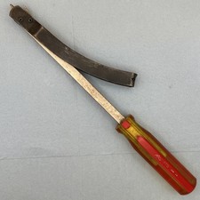 Vtg Mac Tools Usa Ft15 Flywheel Turner Turning Tool Red Clear Hard Handle Catch