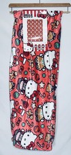 Hello Kitty 2024 Candy Cane Gingerbread Christmas Silk Touch Throw Blanket NWT