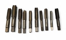 Industrial high-speed steel HSS taps. Set Of 10  See Description 