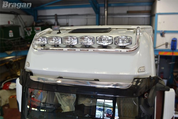 DachträGer - Typ C + Flecken + Klar Licht + Luft HöRner X2 Passend FüR DAF Xf-image