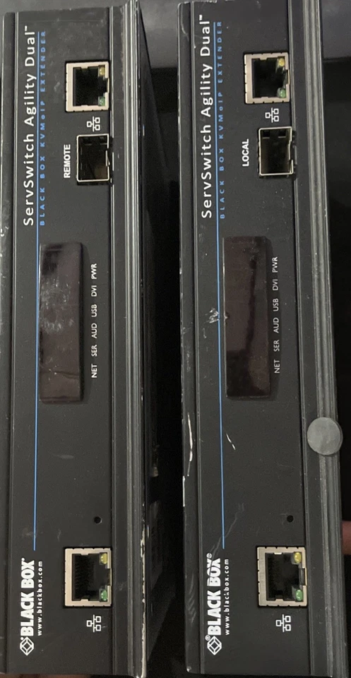 2 Black Box Agility KVM-Over-IP Matrix, Dual-Head DVI-D Acr1002- #4 Untested - Image 4 of 4