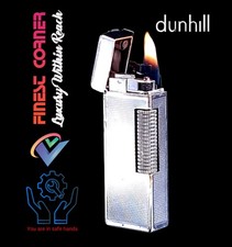 Dunhill Lighter 1960s Silver Rollagas Fully Overhauled functional Warranty VGC