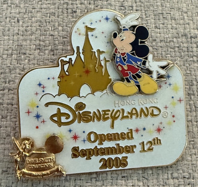 Disneyland Hong Kong Dave Smith LE 2000 Disney Trading Pin on Pin 2006 Rare