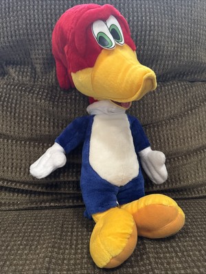 1999 Looney Tunes Woody Woodpecker Plush Stuffed Animal 20 