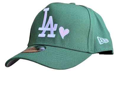 LA Dodgers Green Baseball Cap.  3D Embroidery. 2020 World Series. Factory 2nd.