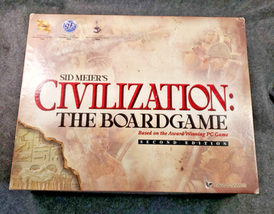Sid Meier's Civilization the Board Game 2nd Ed Open Box UN-punched (GSLF-T)