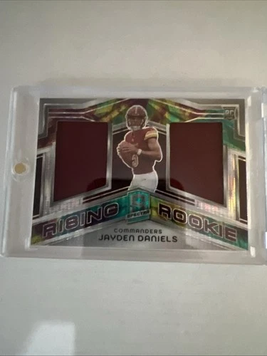 2024 Panini Spectra - Rising Rookie Jayden Daniels #RRM-JDS Celestial Prizm /75