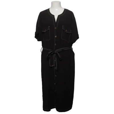 Ladies, Blusenkleid, Größe: 46/48, Schwarz, Polyester, Damen #RFz