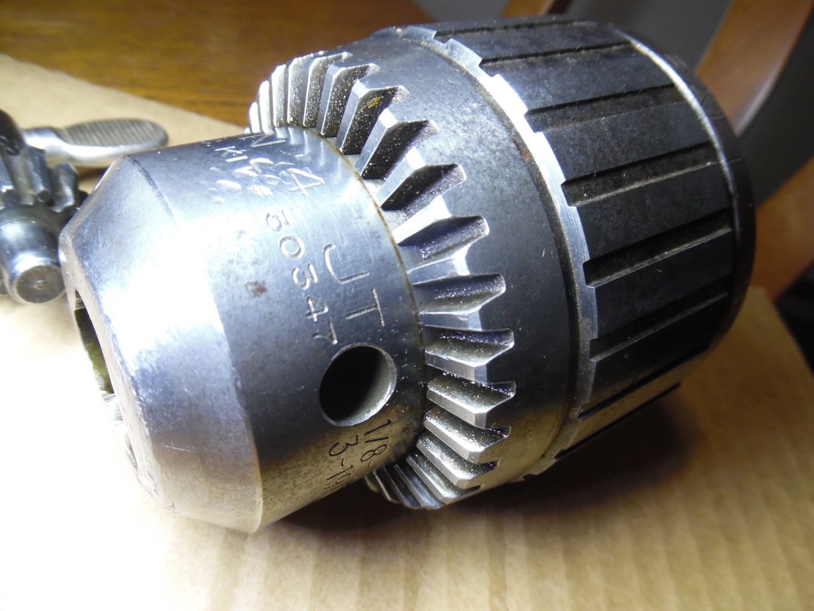 Jacobs No. 18N 1/8"-3/4" Capacity Ball Bearing Super Chuck WITH KEY