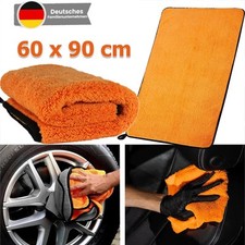 XXL 60x90cm Premium Trockentuch Ultra Saugstark Mikrofasertuch Auto Poliertuch