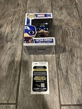 CHRISTIAN PULISIC SIGNED CAPTAIN AMERICA FUNKO POP JSA COA USA AUTOGRAPHED AC
