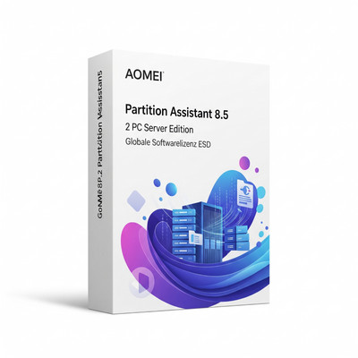 AOMEI Partition Assistant 8.5 Server Edition   ESD-Lizenz für 2 PCs