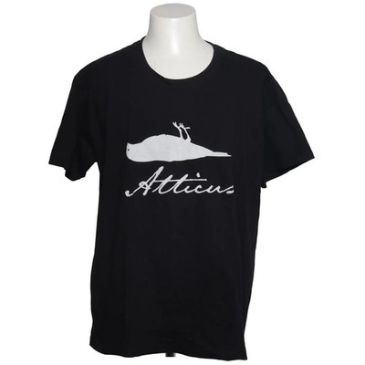 Attends, T-shirt, Größe: XL, Schwarz, Baumwolle, Print, Herren #gQb