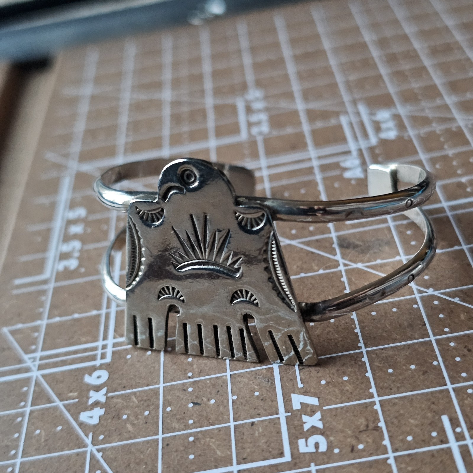 Sterling Silver Thunderbird Artisan Southwestern … - image 2