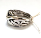 Vintage Sterling Silver Puzzle Ring ~ 6 Bands ~ Size 6.5