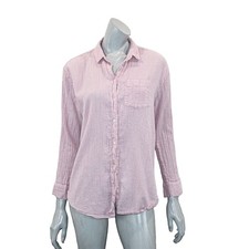 HATCH Maternity Long Sleeve Button up Shirt Crinkled size 0