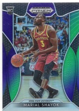 2019-20 Panini Prizm Draft Picks #56 Marial Shayok RC Purple Green 63/199