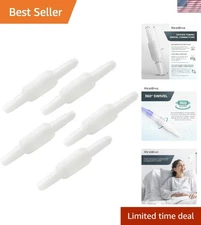 Reliable 5-Pack Cannula Connectors for Oxygen Tubing - Standard Size, Durable