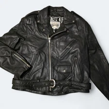 Vintage Open Road For Wilsons Leather Motorcycle Jacket Mens Size XL 