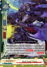 Buddyfight TCG card X-BT01/0092EN C Dusk Fiend, Yagyo The Dark Lord's Rebirth