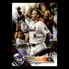 Brandon Nimmo Rookie #US74 2016 Topps Update New York Mets Baseball Card MLB NM. rookie card picture