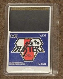 Aero Blasters NEC PC Engine HuCard Only Japan Import US Seller TESTED