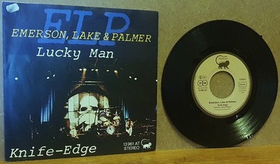 Knife-Edge-Emerson, Lake & Palmer - Lucky Man /  (7''S) Manticore - sehr gut