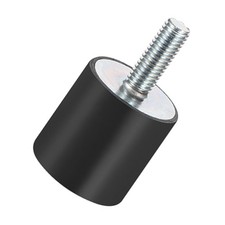 M8 Male Female Rubber Mounts, 30mm x 30mm Vibration Isolators, 4pcs