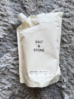 Salt & Stone Bergamot & Hinoki Body Wash Liquid Refill Pouch 32 fl oz