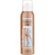 4 Pack Sally Hansen Airbrush Legs Spray-On, Medium Glow 3703-02, Water Resist...