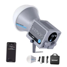  Mini Video Light with App Control, 60W Handheld Portable Bi Color COB HS60B