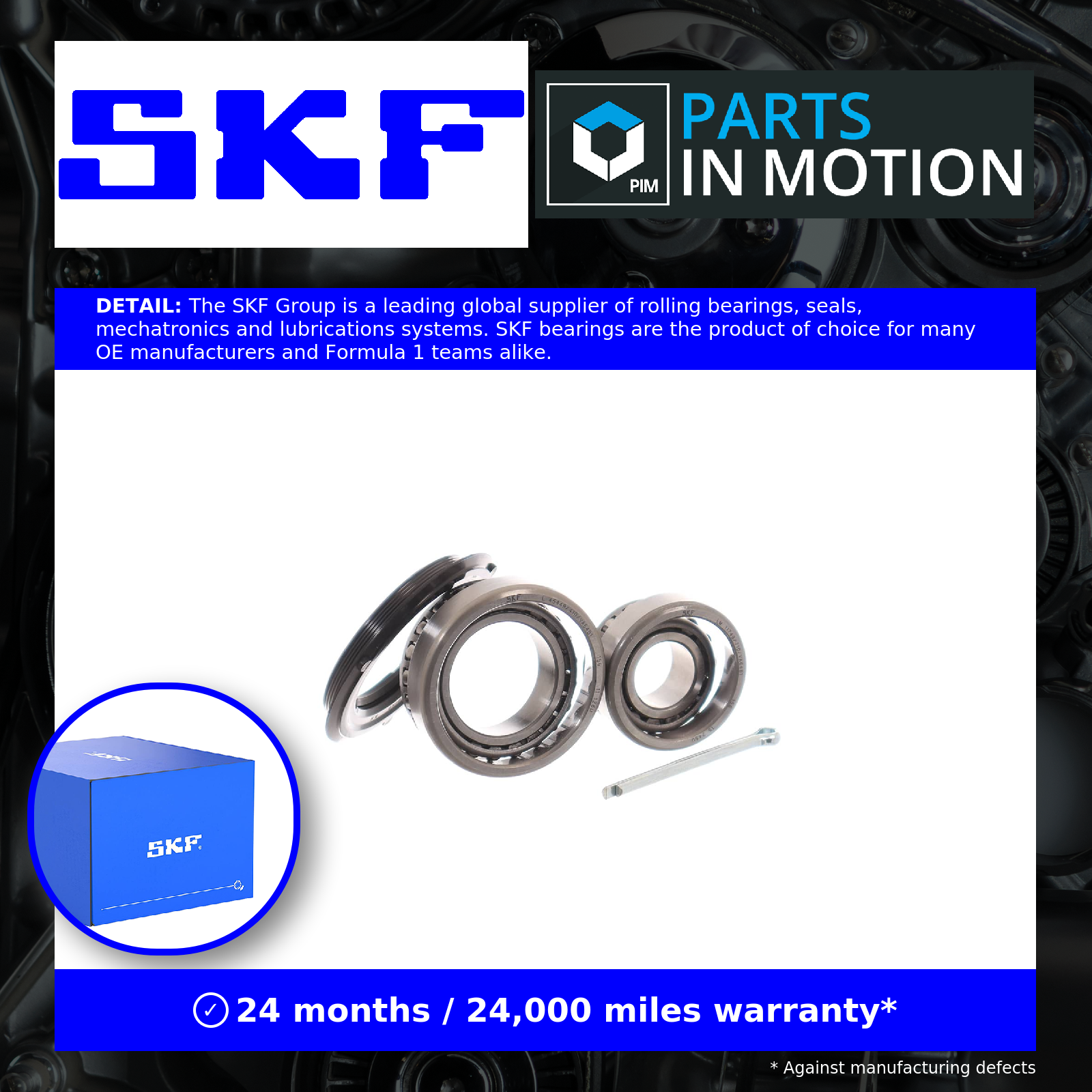 SKF VKBA944 Wheel Bearing Kit With Seal Ring For Opel Corsa A B - Image 6