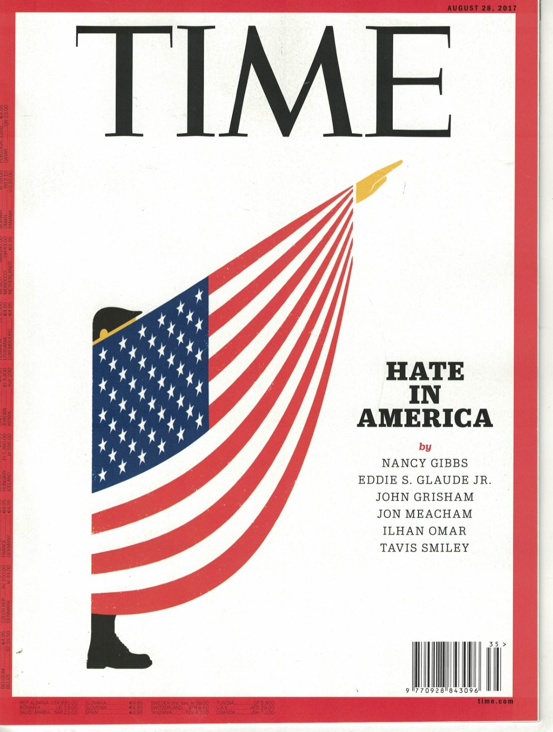TIME Magazine 2017 August 28 Hate in America No Label International