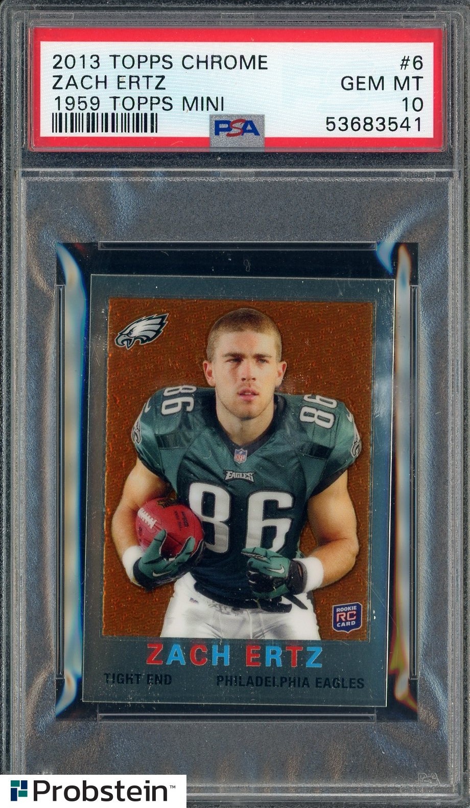 Zach Ertz Topps Chrome 1959 Topps Mini #6 Base