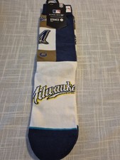Stance Milwaukee Brewers Socks M 6-8.5 W 8-10.5 MLB Socks NWT