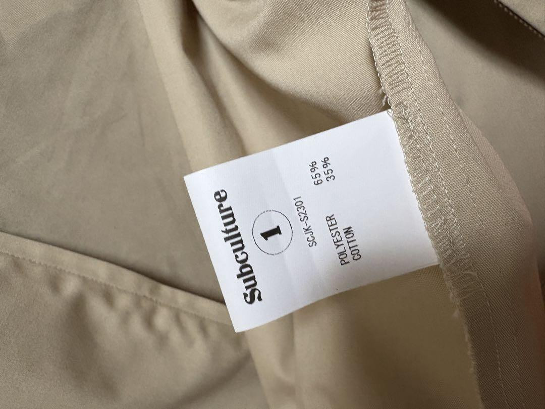 subculture SWINGTOP JACKET IVORY size 1 | eBay