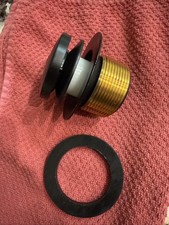 BATH TUB TIP TOE DRAIN STOPPER MATTE BLACK FINISH NEW BATHTUB