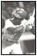 Lenny Randle (1977) New York Mets Vintage Baseball Postcard BL1