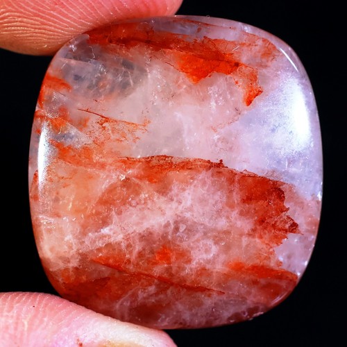 WHOLESALE LOT TOP NATURAL RED FIRE QUARTZ RECTANGLE FANCY CABOCHON GEMSTONE AD- - Picture 11 of 19