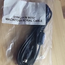 OEM Dymo P/N 90757 MacIntosh Mac Serial Printer Cable, NEW Sealed