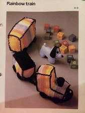 Rainbow Train crochet PATTERN INSTRUCTIONS FR...