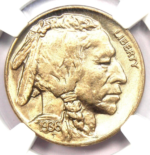 1936-D Buffalo Nickel 5C Coin - Certified NGC MS67+ Plus Grade - $4,500 Value!