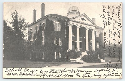 Postcard Abbot Academy Andover Massachusetts posted 1906