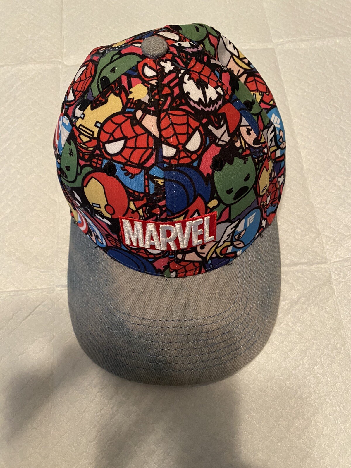 Marvel strapback hat. super hero. cap. multicolor… - image 1